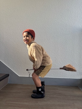 「アイテム（ジャケット/アウター）」を使った、P×Kさん（キッズ・110cm）の秋コーディネート