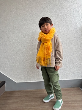 「アイテム（パンツ）」を使った、P×Kさん（キッズ・110cm）の秋コーディネート