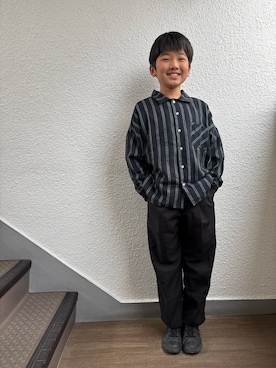 「devirock（デビロック）のアイテム」を使った、P×Kさん（キッズ・140cm）の春コーディネート