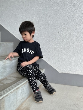 「FOV（フォブ）のアイテム」を使った、P×Kさん（キッズ・100cm）の秋コーディネート