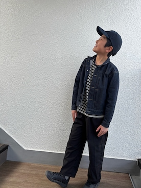 「devirock（デビロック）のアイテム」を使った、P×Kさん（キッズ・140cm）の春コーディネート