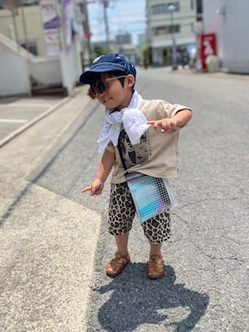 P×Kさん（キッズ・80cm）の夏コーディネート