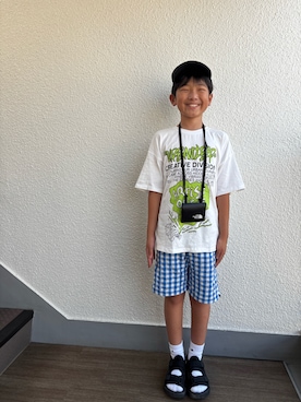 「ZARA KIDSのアイテム」を使った、P×Kさん（キッズ・141cm）の夏コーディネート