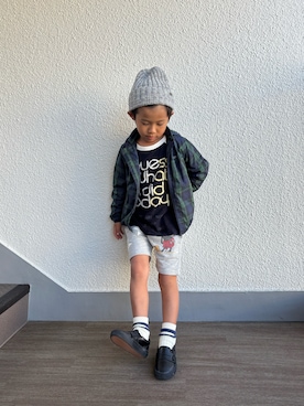 「SHIPS（シップス）のアイテム」を使った、P×Kさん（キッズ・110cm）の秋コーディネート