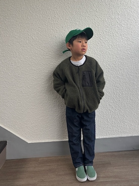 「VANS(バンズ)のアイテム」を使った、P×Kさん(キッズ・120cm)の冬コーディネート