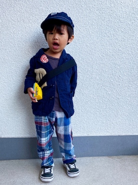 P×Kさん（キッズ・90cm）の秋コーディネート