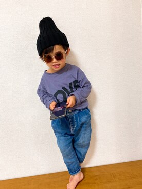 P×Kさん（キッズ・90cm）の冬コーディネート