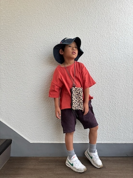 「THRASHER（スラッシャー）のアイテム」を使った、P×Kさん（キッズ・120cm）の夏コーディネート