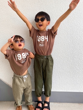 P×Kさん（キッズ・110cm）の夏コーディネート