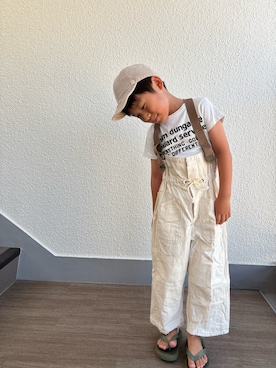 「アイテム（その他パンツ）」を使った、P×Kさん（キッズ・110cm）の夏コーディネート