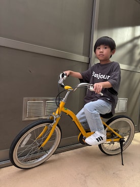 「アイテム（パンツ）」を使った、P×Kさん（キッズ・110cm）の秋コーディネート