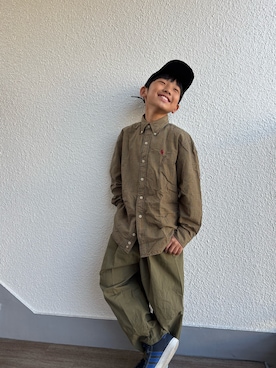 「POLO RALPH LAUREN（ポロ ラルフ ローレン）のアイテム」を使った、P×Kさん（キッズ・138cm）の秋コーディネート