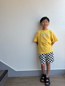 「アイテム（トップス）」を使った、P×Kさん（キッズ・136cm）の夏コーディネート