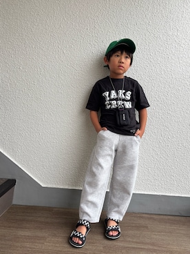 「アイテム（財布）」を使った、P×Kさん（キッズ・121cm）の夏コーディネート