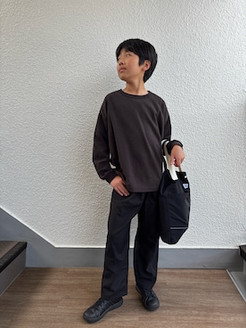 「devirock（デビロック）のアイテム」を使った、P×Kさん（キッズ・140cm）の春コーディネート