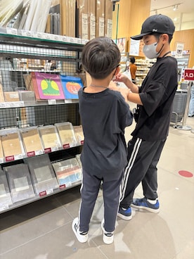 「アイテム（財布）」を使った、P×Kさん（キッズ・110cm）の秋コーディネート