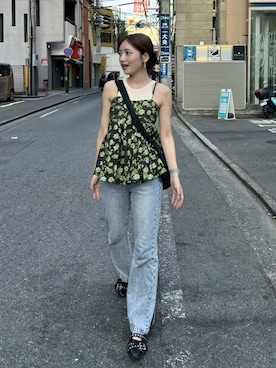 「LILY BROWN（リリーブラウン）のアイテム（パンツ）」を使った、はなはるさん（レディース・163cm）の秋コーディネート