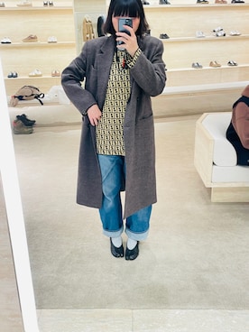 「FENDI（フェンディ）のアイテム」を使った、yifan3388さん（レディース・170cm）の春コーディネート