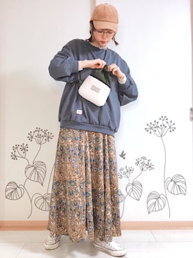 「Java（ジャバ）のアイテム」を使った、chiEさん（レディース・157cm）の冬コーディネート