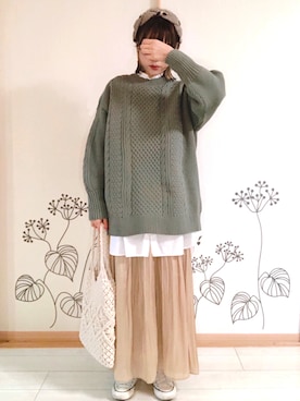 chiEさん（レディース・157cm）の冬コーディネート