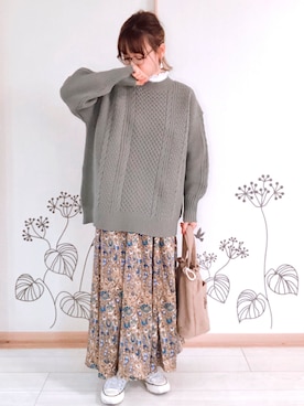 chiEさん（レディース・157cm）の冬コーディネート