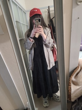 「40代女性」｜「アイテム（その他アウター）」を使った、たぁさん（レディース・157cm）の秋コーディネート