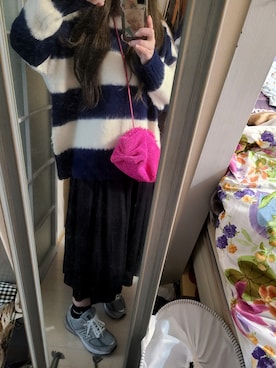 「ANITA BILARDI（アニタビラルディ）のアイテム」を使った、たぁさん（レディース・157cm）の冬コーディネート