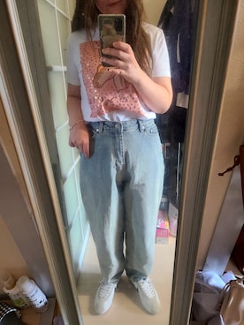 「COACH（コーチ）のアイテム（トップス）」を使った、たぁさん（レディース・157cm）の夏コーディネート