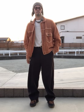 「FLORIAN（フロリアン）のアイテム」を使った、cryさん（メンズ・178cm）の冬コーディネート