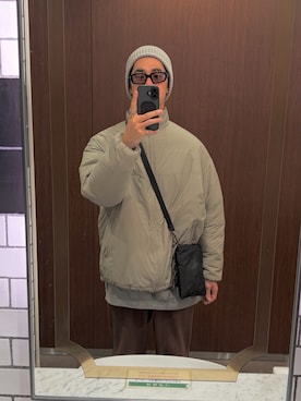 「FreshService（フレッシュサービス）のアイテム」を使った、cryさん（メンズ・178cm）の冬コーディネート