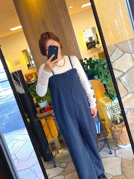 KRさん(レディース・156cm)の秋コーディネート