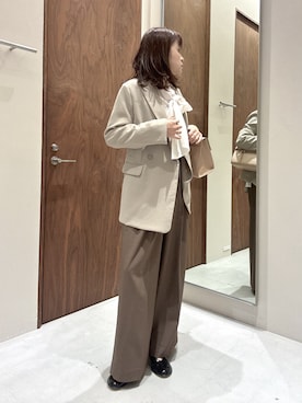 「GALLARDAGALANTE（ガリャルダガランテ）のアイテム（その他パンツ）」を使った、H I R O M Iさん（レディース・162cm）の秋コーディネート