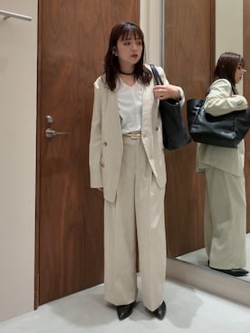 H I R O M Iさん（レディース・162cm）の春コーディネート