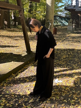 「Dr. Martens（ドクターマーチン）のアイテム」を使った、あべかわさん（骨格ウェーブ・レディース・160cm）の秋コーディネート