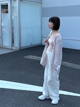 「アイテム（キャミソール）」を使った、あべかわさん（レディース・160cm）の夏コーディネート