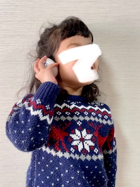 「クリスマスコーデ」｜♪kotohana♪さん（キッズ・110cm）の冬コーディネート