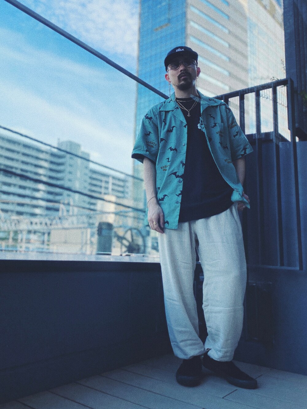 Schott(ショット) HAWAIIAN SHIRT BAT& SPIDER/ハワイアンシャツ