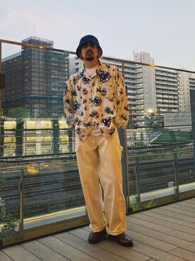 「THE FACTORY MADE（ザ ファクトリー メイド）のアイテム」を使った、Tomoya  Miuraさん（メンズ・170cm）の夏コーディネート