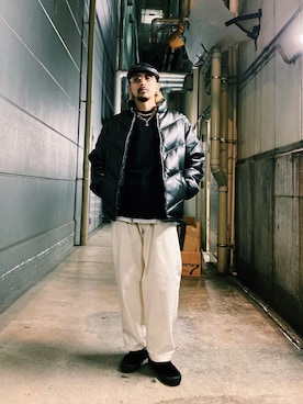 Tomoya Miuraさん(メンズ・170cm)の冬コーディネート
