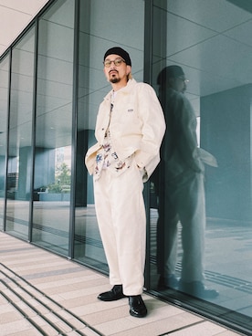 「schott（ショット）のアイテム」を使った、Tomoya  Miuraさん（メンズ・170cm）の秋コーディネート