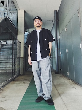 Tomoya Miuraさん(メンズ・170cm)の夏コーディネート