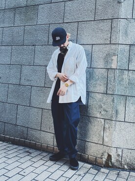 Tomoya Miuraさん(メンズ・170cm)の夏コーディネート