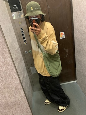 りゅうぞうさんの（KANGOL | カンゴール）を使ったコーディネート