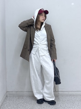 「FREE'S MART（フリーズマート）のアイテム（パンツ）」を使った、𝐒𝐡𝐢𝐧𝐨さん（レディース・150cm）の秋コーディネート