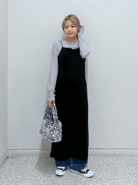 「アイテム（ワンピース/ドレス）」を使った、𝐒𝐡𝐢𝐧𝐨さん（レディース・150cm・20代）の秋コーディネート