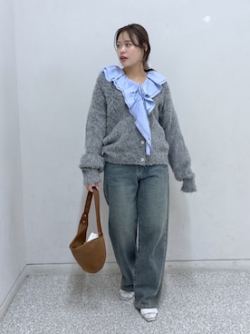 「アイテム（ハンドバッグ）」を使った、𝐒𝐡𝐢𝐧𝐨さん（レディース・150cm）の秋コーディネート