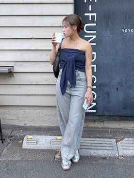 「アイテム（バッグ）」を使った、𝐒𝐡𝐢𝐧𝐨さん（レディース・150cm・20代）の夏コーディネート