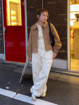 「FREE'S MART（フリーズマート）のアイテム」を使った、𝐒𝐡𝐢𝐧𝐨さん（レディース・150cm）の秋コーディネート