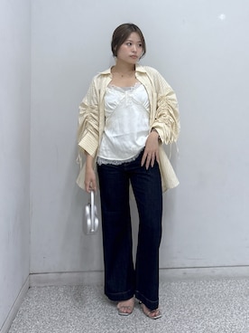 「FREE'S MART（フリーズマート）のアイテム（パンツ）」を使った、𝐒𝐡𝐢𝐧𝐨さん（レディース・150cm）の秋コーディネート