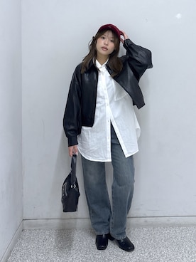 「FREE'S MART（フリーズマート）のアイテム（パンツ）」を使った、𝐒𝐡𝐢𝐧𝐨さん（レディース・150cm）の秋コーディネート